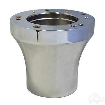Chrome Steering Wheel Adapter for Golf Cart by Route 66 Golf Cart Accessories