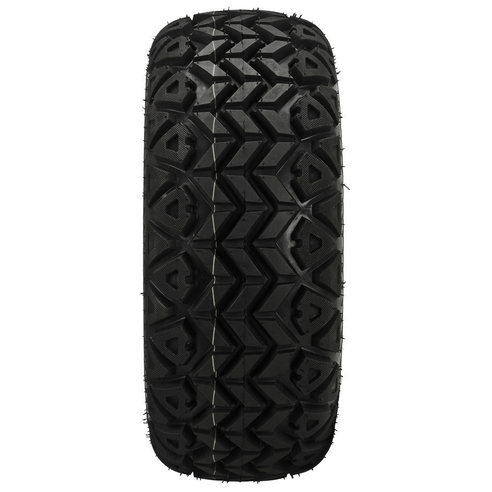 14" Python Black/Red Lifted Tire & Wheel Combo