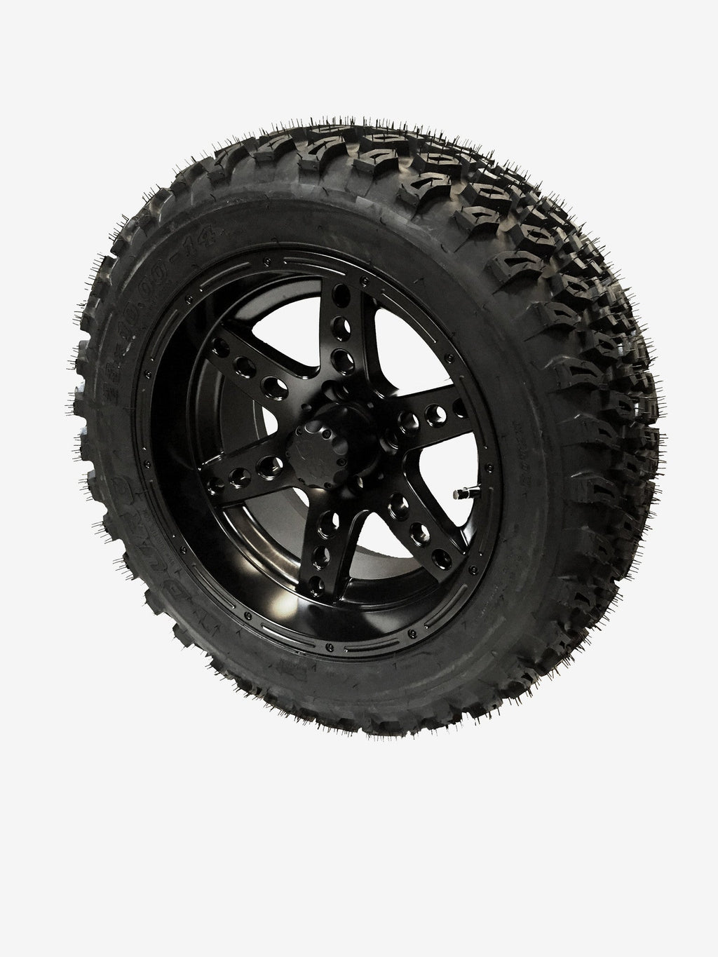 23x10.00-14 Duro Desert on Chaos Matte Black Wheel