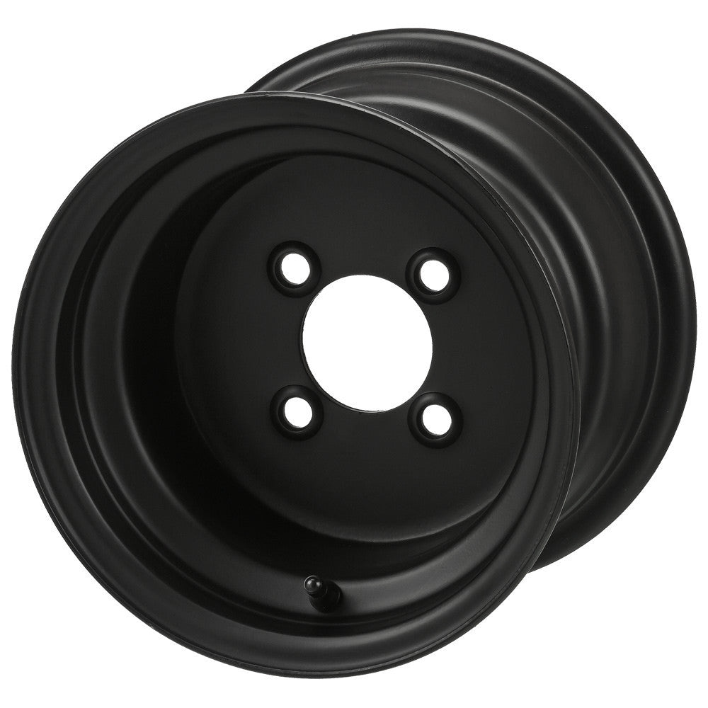 10" Black Steel Golf Cart Wheel