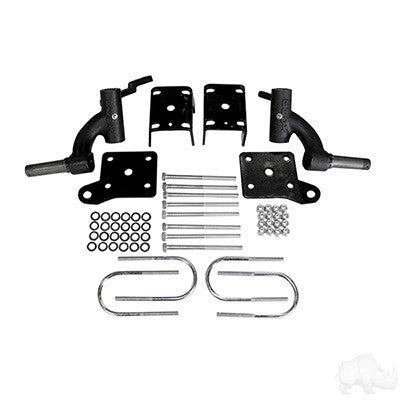 RHOX 3" Drop Spindle Lift Kit for E-Z-Go TXTGas 01.5-08.5 & Electric 01.5-09