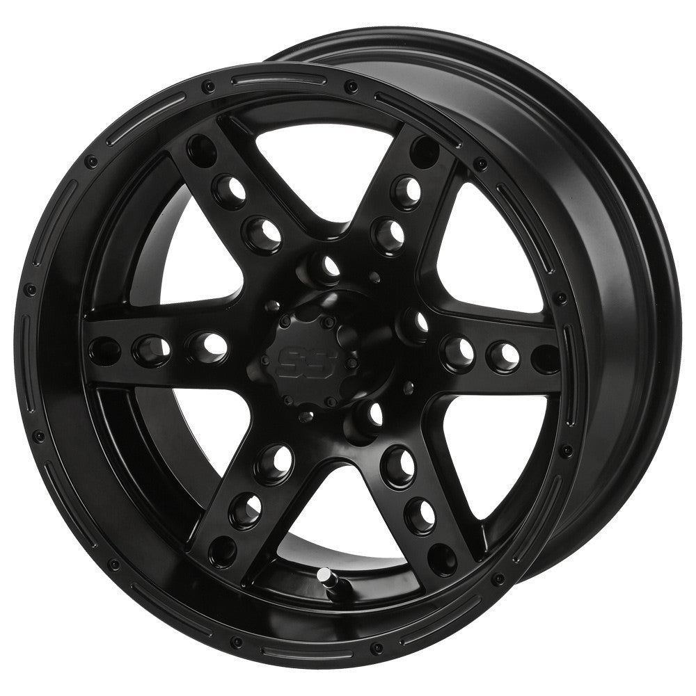 205/30-14 LSI Elite on Chaos Matte Black Wheel